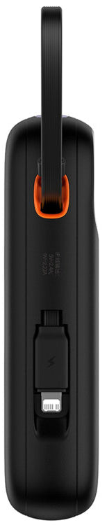 Baseus Qpow2 External Battery, 10000mAh, 22.5W, QC + PD, 1 x Lightning - 1 x USB-A - 2 x USB-C, Black P10055003113-00