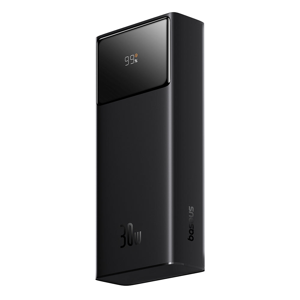 Baseus Star Lord External Battery, 20000mAh, 30W, QC + PD, 1 x USB-C - 2 x USB-A, Black P10022904113-00