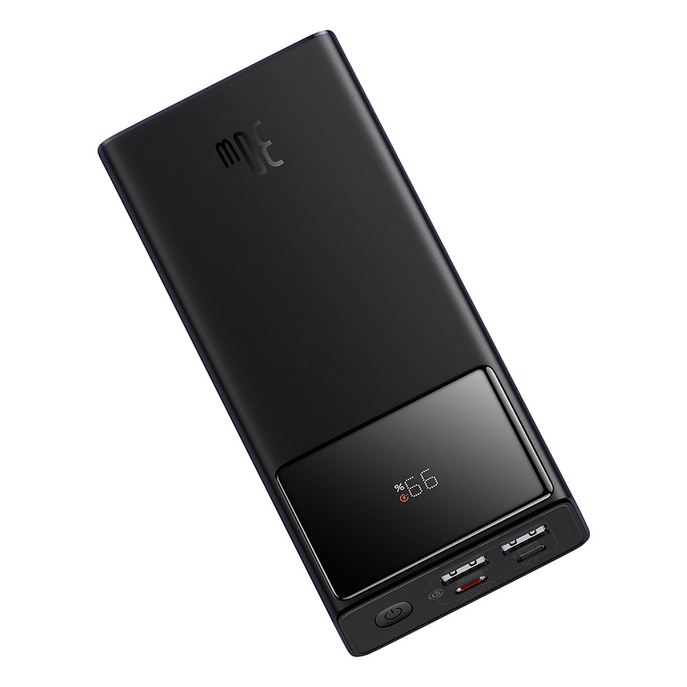 Baseus Star Lord External Battery, 20000mAh, 30W, QC + PD, 1 x USB-C - 2 x USB-A, Black P10022904113-00