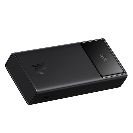 Baseus Star Lord External Battery, 20000mAh, 30W, QC + PD, 1 x USB-C - 2 x USB-A, Black P10022904113-00