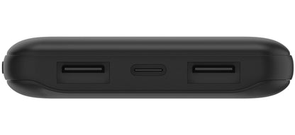 Belkin BoostCharge Extern Batteri, 10000mAh, 15W, 1 x USB-C - 2 x USB-A, Svart BPB011btBK
