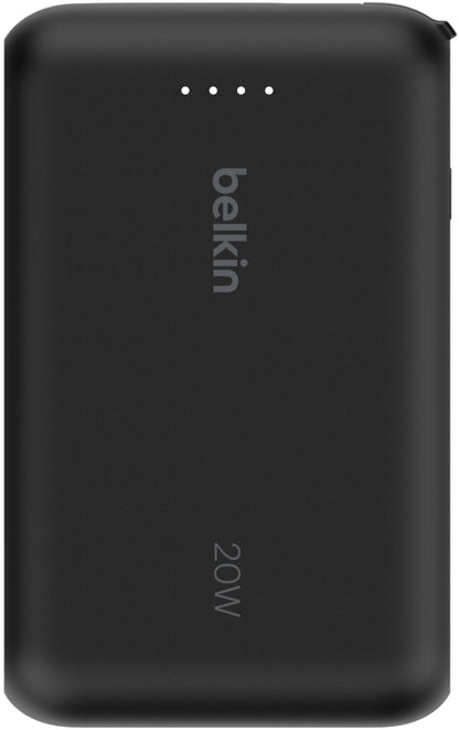 Belkin BoostCharge Extern Batteri, 10000mAh, 20W, PD, 2 x USB-C, Svart BPB021hqBK