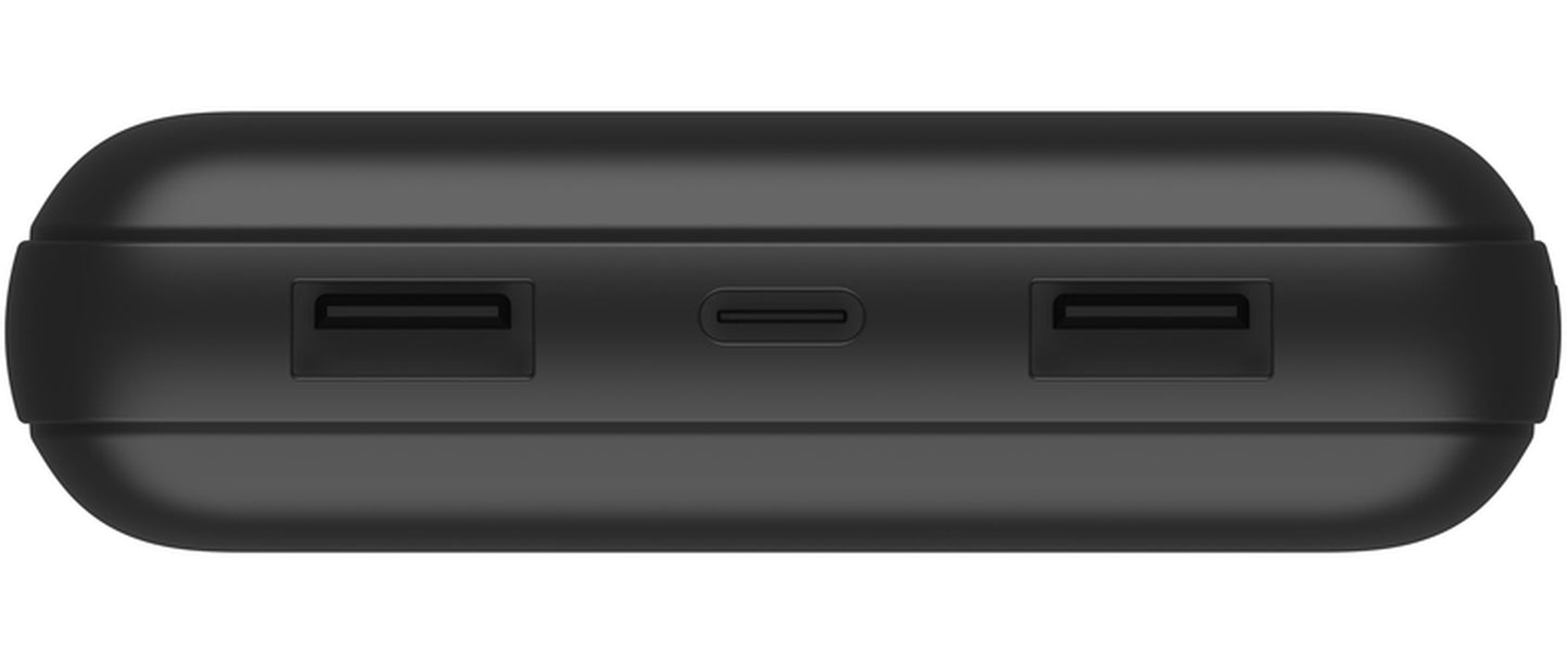 Belkin BoostCharge Pro Extern Batteri, 20000mAh, 15W, 1 x USB-C - 2 x USB-A, Svart BPB012btBK