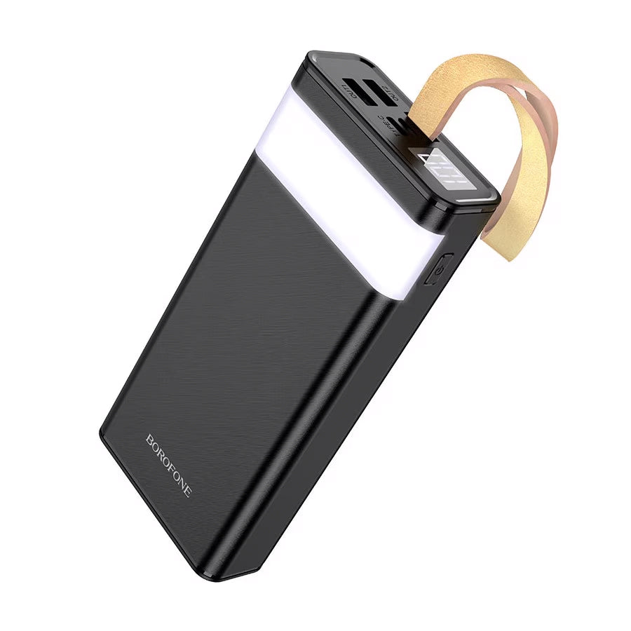 Extern batteri Borofone BJ18 Coolmy, 20000mAh, 10W, 2 x USB-A, Svart