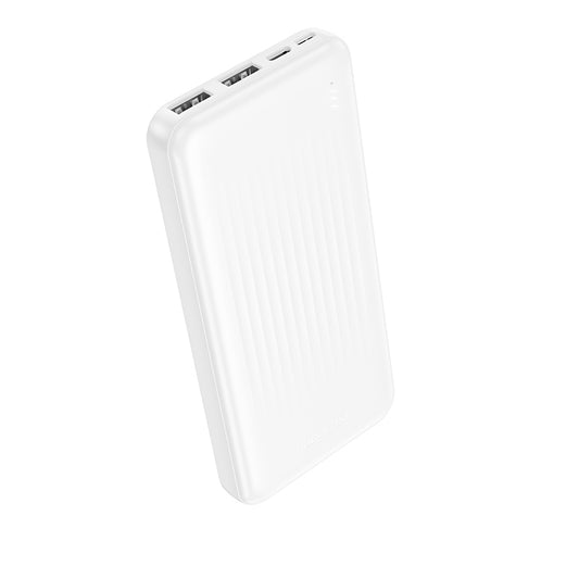 Externt Batteri Borofone BJ78 Clever, 10000mAh, 10W, 2 x USB-A, Vit