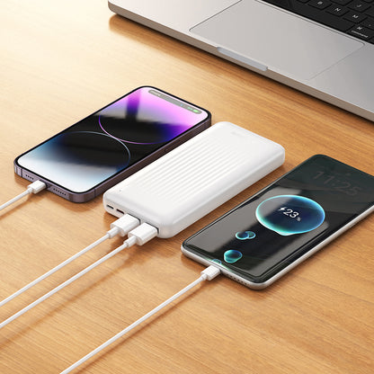 Extern batteri Borofone BJ78 Clever, 10000mAh, 10W, 2 x USB-A, Svart