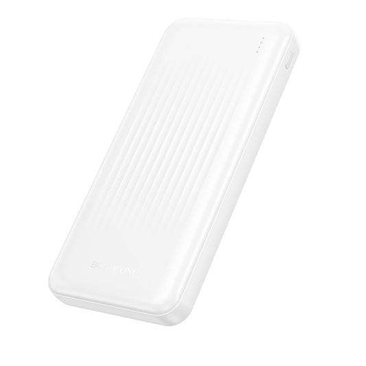Externt Batteri Borofone BJ78 Clever, 10000mAh, 10W, 2 x USB-A, Vit