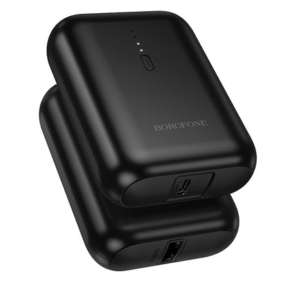 Borofone BJ81 Stability Extern Batteri, 5000mAh, 10W, 1 x USB-A, Svart