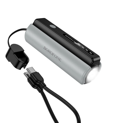 Borofone BJ87 Star Extern Batteri, 5000mAh, 10W, 1 x USB-C, Grå