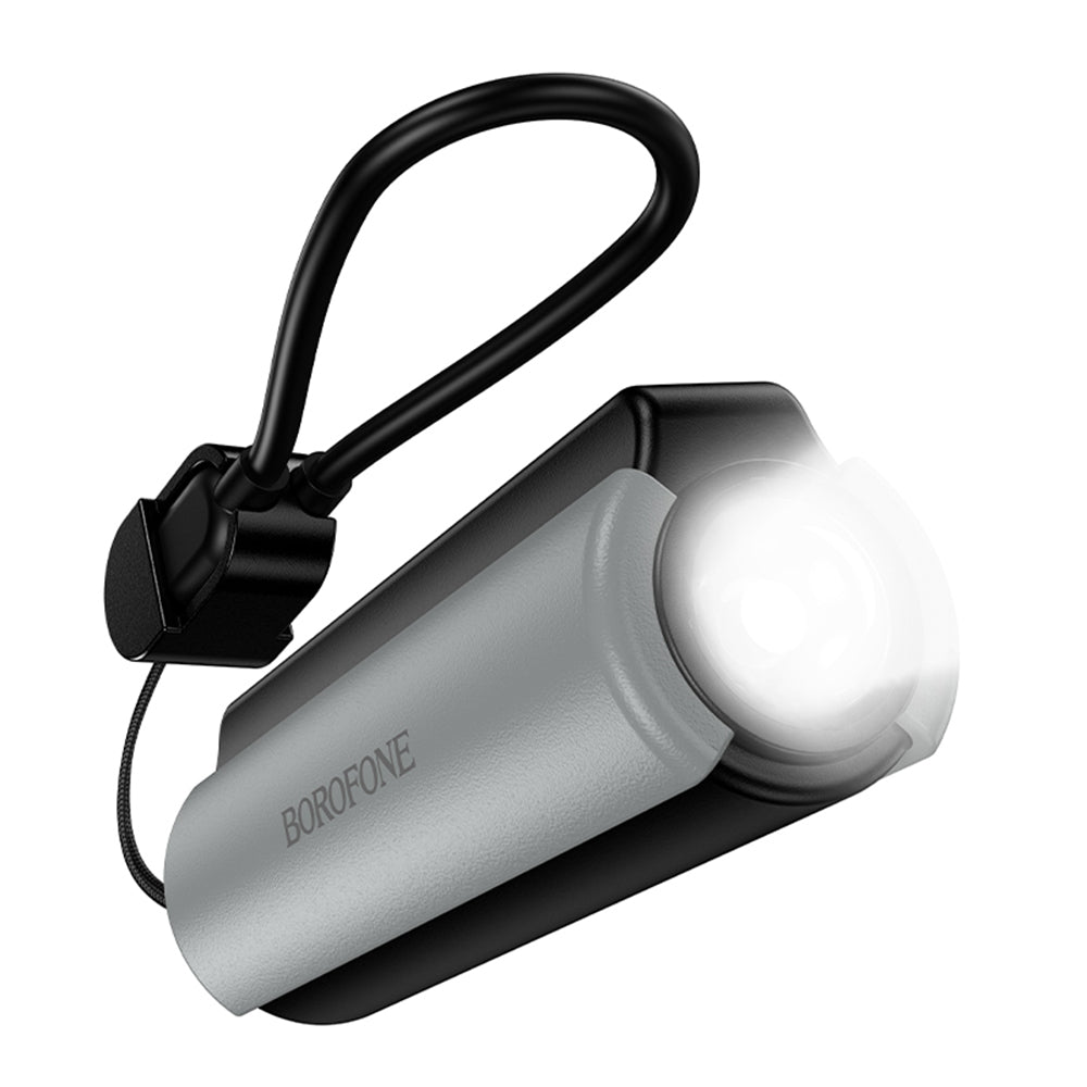 Borofone BJ87 Star Extern Batteri, 5000mAh, 10W, 1 x USB-C, Grå