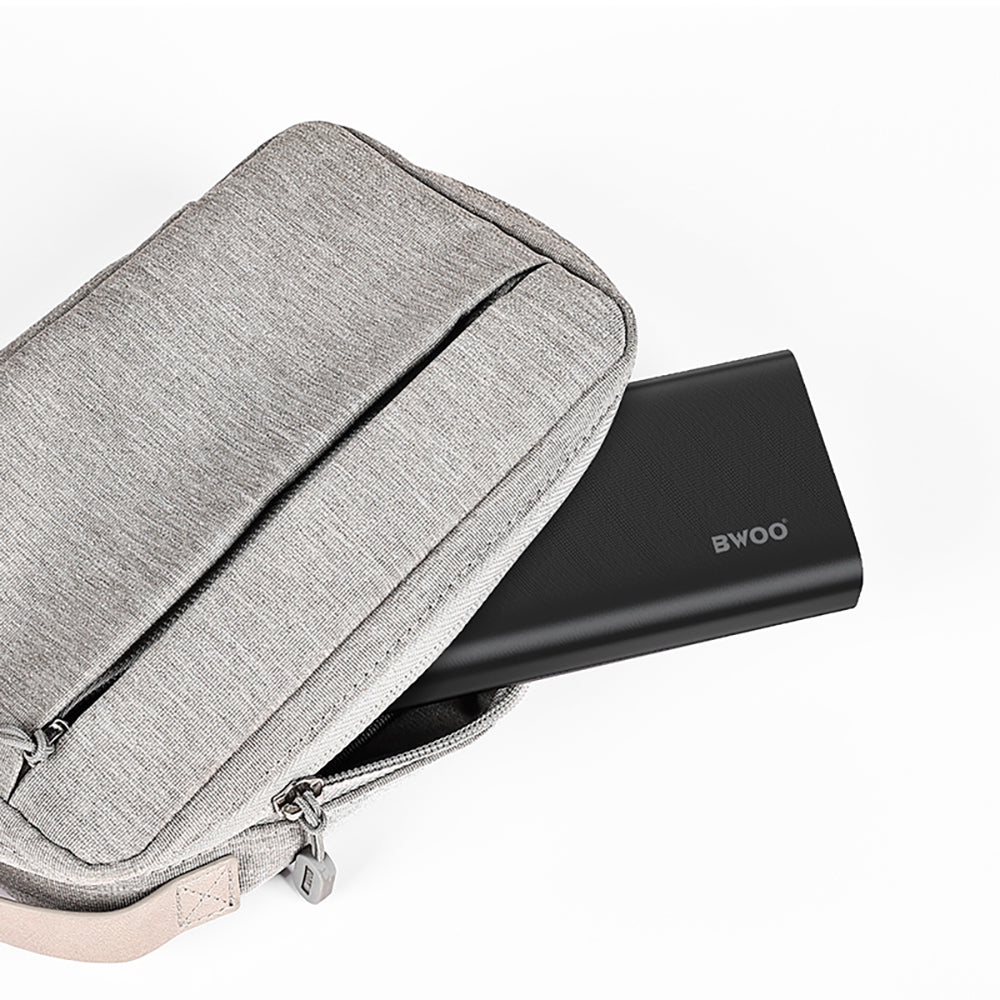 Extern batteri BWOO BO-P44, 20000mAh, 22.5W, QC + PD, 1 x USB-C - 2 x USB-A, Svart