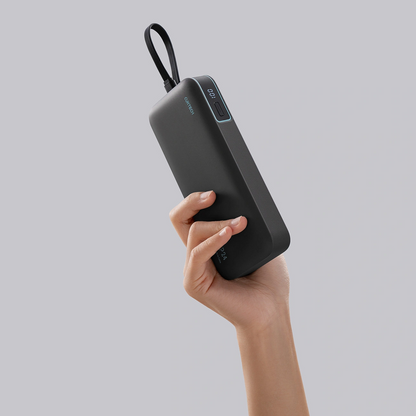 Extern batteri Cuktech LPB200N, 20000mAh, 40W, QC + PD, 1 x USB-A - 2 x USB-C, Svart