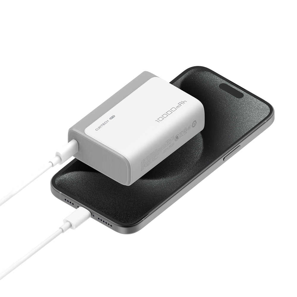 Extern batteri Cuktech CP13, 10000mAh, 30W, QC + PD, 1 x USB-A - 1 x USB-C, Rosa CUK0PB100DPK