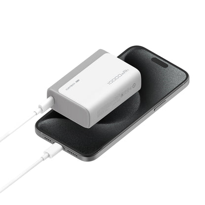 Extern batteri Cuktech CP13, 10000mAh, 30W, QC + PD, 1 x USB-A - 1 x USB-C, Rosa CUK0PB100DPK