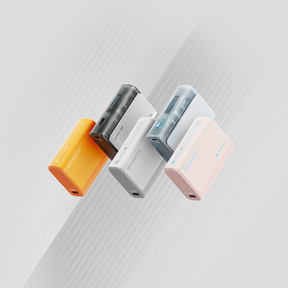Extern batteri Cuktech CP13, 10000mAh, 30W, QC + PD, 1 x USB-A - 1 x USB-C, Rosa CUK0PB100DPK