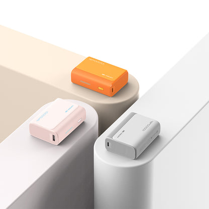 Extern batteri Cuktech CP13, 10000mAh, 30W, QC + PD, 1 x USB-A - 1 x USB-C, Rosa CUK0PB100DPK