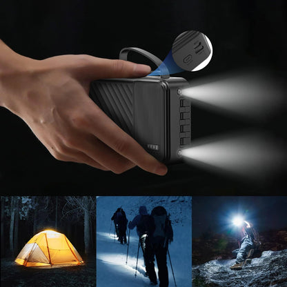 Extern batteri Dudao K11 Pro, 20000mAh, 10W, 1 x Lightning - 1 x microUSB - 1 x USB-A - 1 x USB-C, Vit