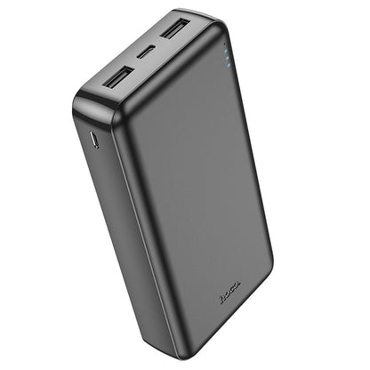 Extern batteri HOCO J100A, 20000mAh, 10W, 2 x USB-A, Svart