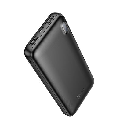 Extern batteri HOCO J128, 10000mAh, 10W, 2 x USB-A, Svart