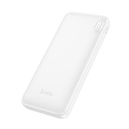 Extern batteri HOCO J128, 10000mAh, 10W, 2 x USB-A, Vit