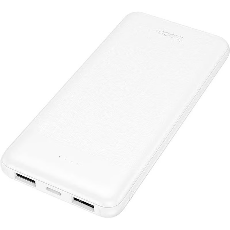 Extern batteri HOCO J153 Stability, 10000mAh, 10W, 2 x USB-A, Vit