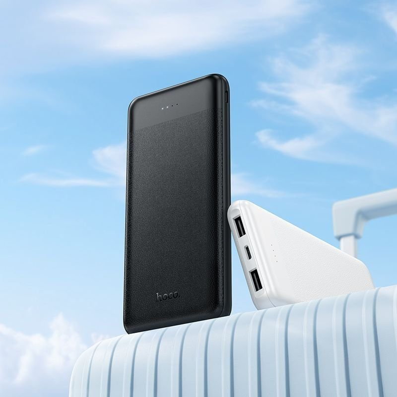 Extern batteri HOCO J153 Stability, 10000mAh, 10W, 2 x USB-A, Svart