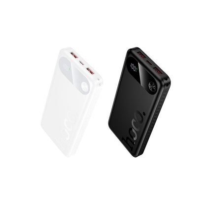Extern batteri HOCO J154, 10000mAh, 22,5W, QC + PD, 1 x USB-C - 2 x USB-A, Svart