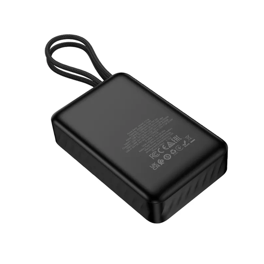 Extern batteri HOCO J171A, 20000mAh, 22,5W, QC + PD, 1 x Lightning - 1 x USB-A - 2 x USB-C, Svart