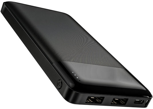Extern batteri HOCO J72, 10000mAh, 10W, 2 x USB-A, Svart