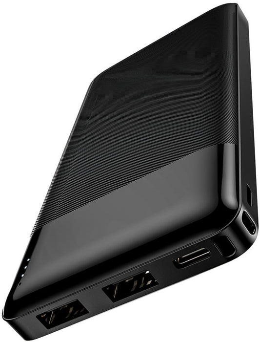 Extern batteri HOCO J72, 10000mAh, 10W, 2 x USB-A, Svart