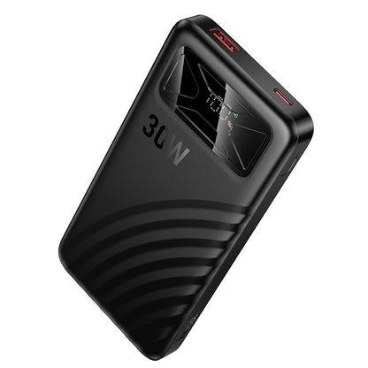 HOCO Q42 powerbank, 10000 mAh, 30 W, QC + PD, 1 x USB-A – 1 x USB-C, svart
