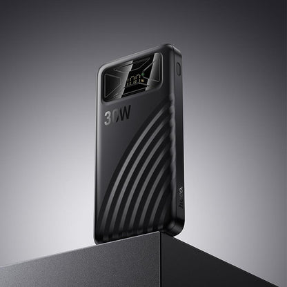 HOCO Q42 powerbank, 10000 mAh, 30 W, QC + PD, 1 x USB-A – 1 x USB-C, svart