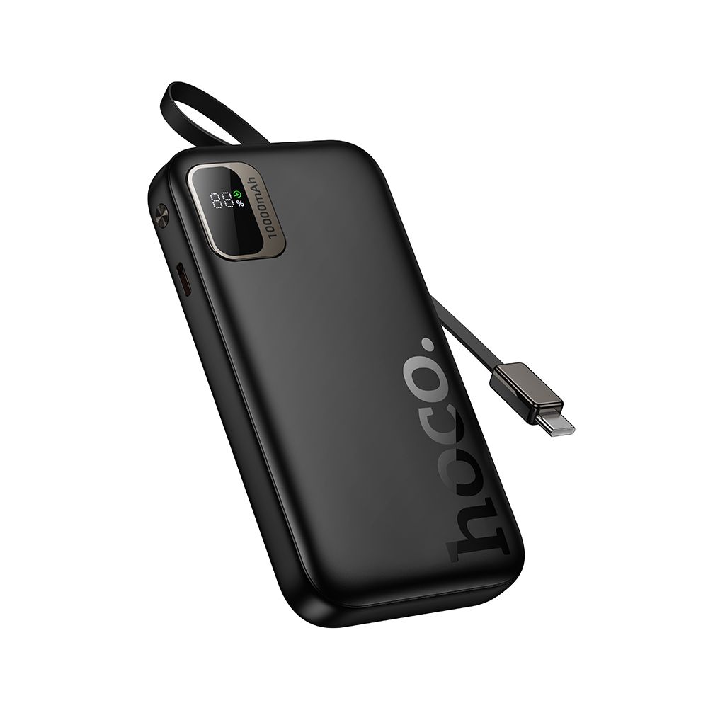 Extern batteri HOCO Q51, 10000mAh, 20W, PD, 2 x USB-C, Svart