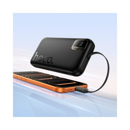 Extern batteri HOCO Q51, 10000mAh, 20W, PD, 2 x USB-C, Svart