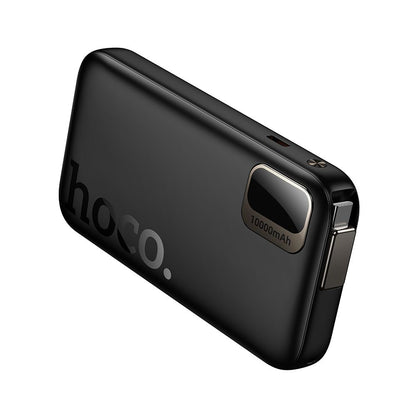 Extern batteri HOCO Q51, 10000mAh, 20W, PD, 2 x USB-C, Svart