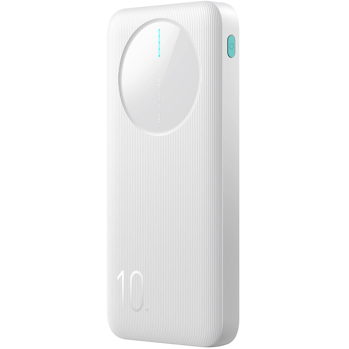 Extern batteri Joyroom JR-PBF12, 10000mAh, 12W, 1 x USB-C - 2 x USB-A, Vit