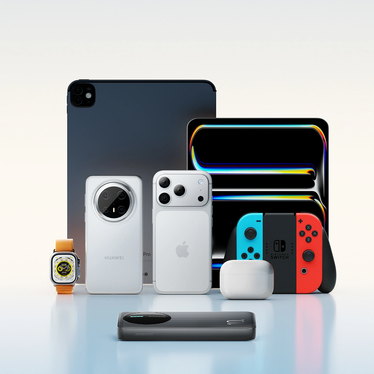 Joyroom JR-PBF12 Pro External Battery, 10000mAh, 22.5W, QC + PD, 1 x USB-C - 2 x USB-A, Black