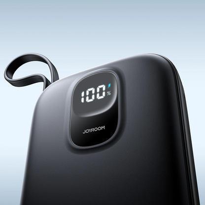 Extern batteri Joyroom JR-PBF18, 10000mAh, 22.5W, QC + PD, 1 x Lightning - 1 x USB-A - 1 x USB-C, Svart