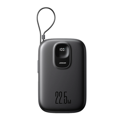 Extern batteri Joyroom JR-PBF18, 10000mAh, 22.5W, QC + PD, 1 x Lightning - 1 x USB-A - 1 x USB-C, Svart