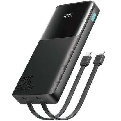 Extern batteri Joyroom JR-PBF19, 10000mAh, 22.5W, QC + PD, 1 x Lightning - 1 x USB-A - 2 x USB-C, Svart