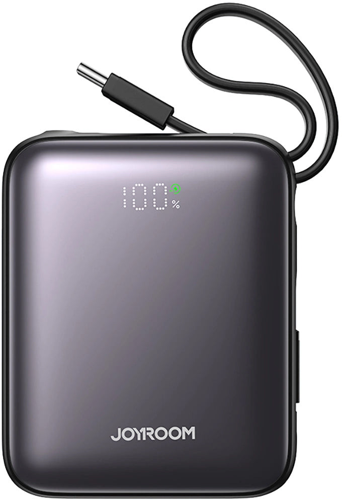 Extern batteri Joyroom JR-PBF27, 10000mAh, 22.5W, QC + PD, 1 x Lightning - 2 x USB-C, Svart