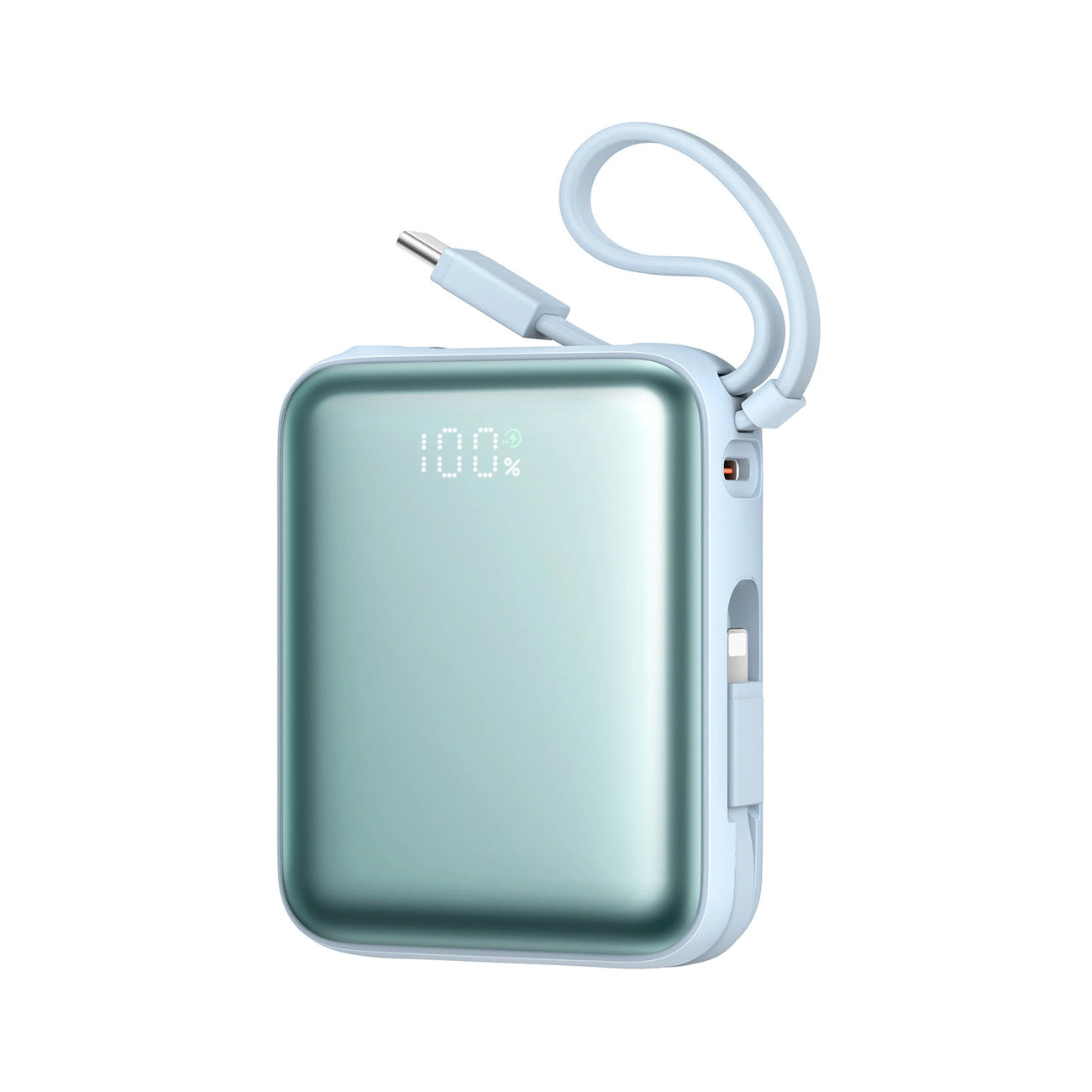 Extern batteri Joyroom JR-PBF27, 10000mAh, 22.5W, PD, 1 x Lightning - 2 x USB-C, Blå