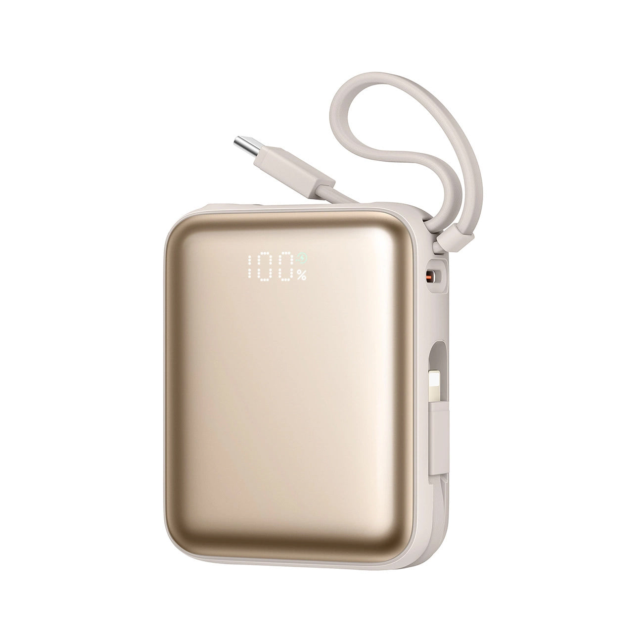 Extern batteri Joyroom JR-PBF27, 10000mAh, 22.5W, PD, 1 x Lightning - 2 x USB-C, Guld