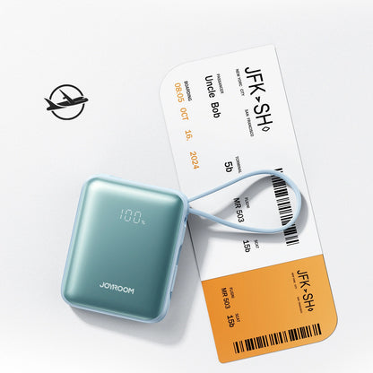 Extern batteri Joyroom JR-PBF27, 10000mAh, 22.5W, PD, 1 x Lightning - 2 x USB-C, Blå