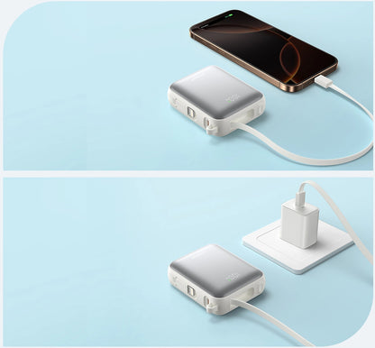 Extern batteri Joyroom JR-PBF27, 10000mAh, 22.5W, PD, 1 x Lightning - 2 x USB-C, Vit