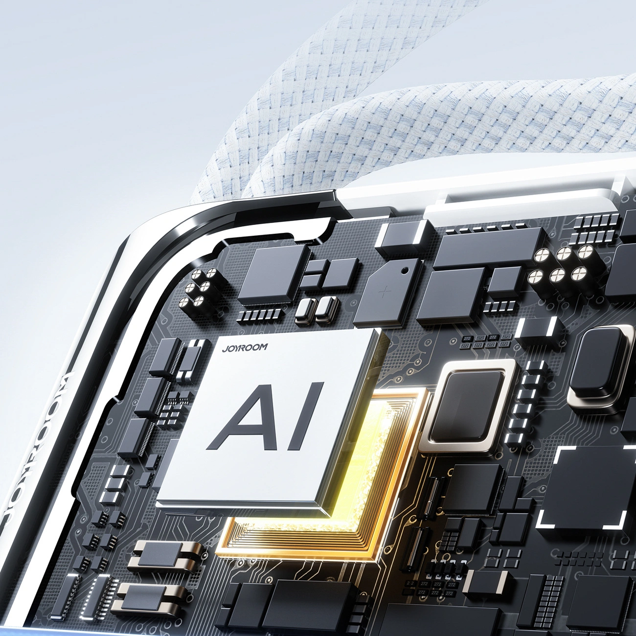 Extern batteri Joyroom JR-PBF27 Pro, 10000mAh, 30W, QC + PD, 1 x Lightning - 2 x USB-C, Vit