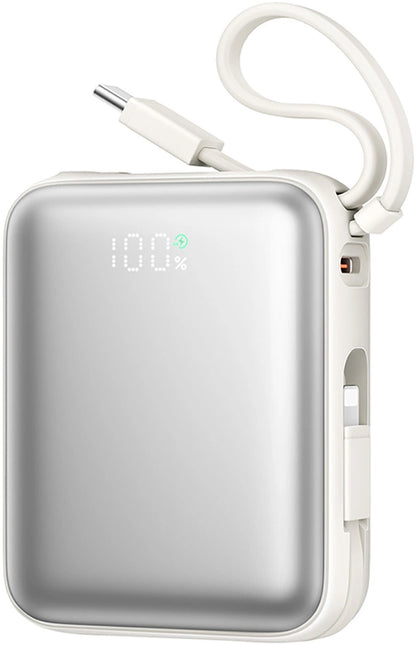 Extern batteri Joyroom JR-PBF27, 10000mAh, 22.5W, PD, 1 x Lightning - 2 x USB-C, Vit