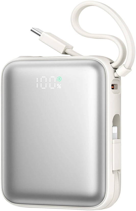 Extern batteri Joyroom JR-PBF27, 10000mAh, 22.5W, PD, 1 x Lightning - 2 x USB-C, Vit