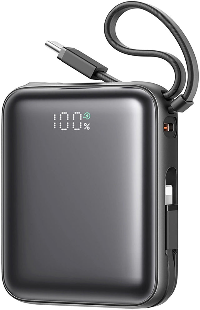 Extern batteri Joyroom JR-PBF27, 10000mAh, 22.5W, PD, 1 x Lightning - 2 x USB-C, Svart