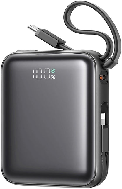 Extern batteri Joyroom JR-PBF27, 10000mAh, 22.5W, QC + PD, 1 x Lightning - 2 x USB-C, Svart